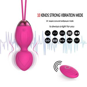 Vaginal Tight Balls Remote Control Kegel Balls Vibrator Geisha Ball Vibrating Egg Silicone ben Wa Ball Adults Sex Toys For Woman - sextoysok