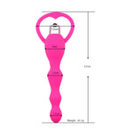 Anal Plug Sex Toys for Women Rear Court Silica Gel Vibration Pull Beads Anal Vibrator Anal Plug Beads for Sex Game Sex Product - sextoysok