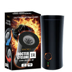 HESODA New Masturbation Cup Electric Double Rotation Up To 21 CM Multiple Mode Stimulation Sex Toys For Men Products For Adults (Black) - sextoysok