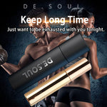 DE.SOUL 10 ML Erection Spray New Male Delay Spray Lasting 60 Minutes Sex Delay Products for Men Penis Enlargement Cream (Golden) - sextoysok