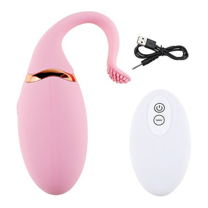 Sex Toys for Woman 10 Speed USB Charging Wireless Remote Control Fish Tail Jump Egg Vibrator Waterproof Massage Vibrator SexGift - sextoysok