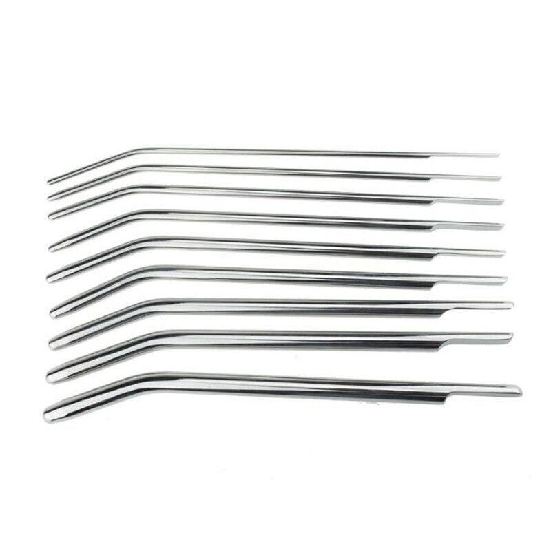 Dilator Stainless Steel Sound Rods Catheters (7 Outfit) Sounding Irritation Rod Urethral dilation horse eye stick male appliance - sextoysok