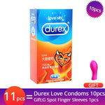 Durex Condoms 10/20/30 Ultra Thin Love G Spot Condoms Natural Latex Lubricant Flowers Condones Delay Ejaculation Men's Sex Toys - sextoysok