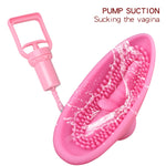 vagina sucking tongue vibrator Vacuum Pussy Pump Nipple Vibrator Clitoris Stimulation Female Masturbation Sex Toys For Women (Pink) - sextoysok