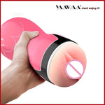 FOX Sex Shop Male Masturbator Vagina Real Pussy Sex Toys for Adult Product Male Masturbation Artificial Vagina - sextoysok