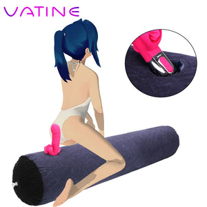 VATINE Sexual Position Love Pillow Sex Toys for Couples Flocking Erotic Products Inflatable Sofa Magic Cushion Sex Furniture - sextoysok