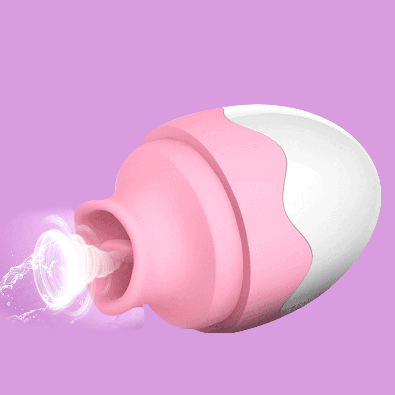 Erotic Female Masturbation Device Sex Sucking Machine USB Charging Tongue Licking Jump Egg Sexy Toys for Women nipple Sucker FB - sextoysok