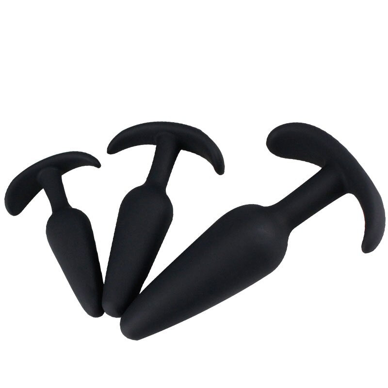 DOPAMONKEY black Silicone Butt Plug With 10 speed Vibrator Anal Plug Sex Toys For Woman Men Anal Dilator Adult sex for couples - sextoysok
