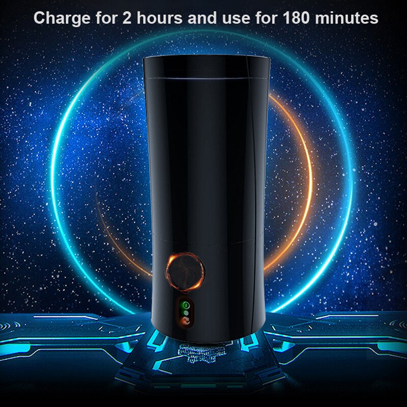 HESODA New Masturbation Cup Electric Double Rotation Up To 21 CM Multiple Mode Stimulation Sex Toys For Men Products For Adults (Black) - sextoysok