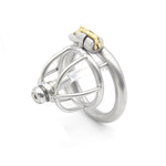 3 size Super Small Male Bondage Chastity belt Stainless Steel Adult Cock Cage BDSM Sex Toys Chastity Device Short Cage - sextoysok