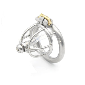 3 size Super Small Male Bondage Chastity belt Stainless Steel Adult Cock Cage BDSM Sex Toys Chastity Device Short Cage - sextoysok