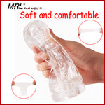 Pocket Pussy for Men Vagina Real Anal Cup Male Masturbation Vacuum Transparent Vagina Real Pussy Male Masturbator Cup - sextoysok