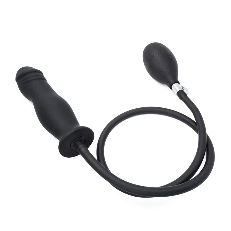 Inflatable Anal Plug Super Large Huge Max 12cm Dildo Pump Anal Dilator Expandable No Vibrator Butt Plug Anal Balls Sex Toys - sextoysok