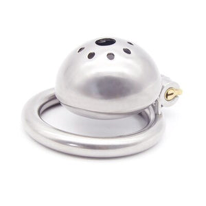 Free Sipping!! 304 stainless steel Male Chastity Device Super Small Cock Cage with Stealth lock Ring Sex Toy A269 - sextoysok