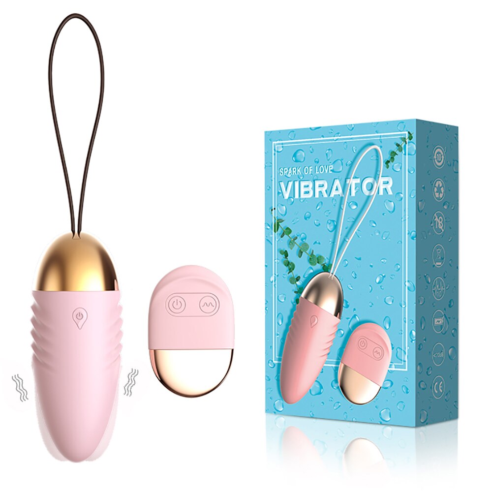 Silent Vibrator Eggs Wireless Remote Control Eggs Wireless Remote Control Jump Vaginal Massager Sex Toys Woman - sextoysok