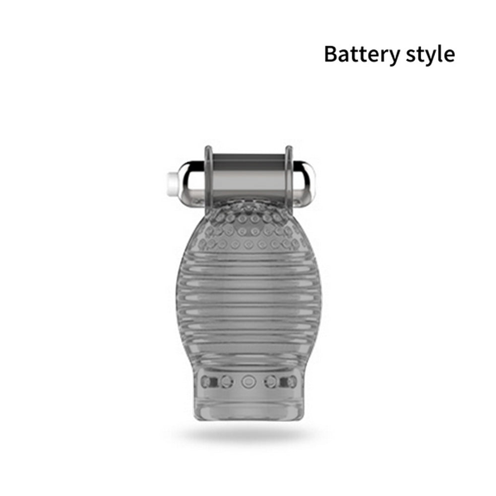 Glans Vibrator For Men Penis Enlargement 10 Modes Glans Massager Penis Endurance Delay Lasting Trainer Masturbate Cup Adult Toys - sextoysok