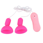 16 Speeds Remote Nipple Sucker Vibrator Breast Pump Nipple Massager Vibration Suction Cup Chest Masturbator Sex Toys for Women - sextoysok