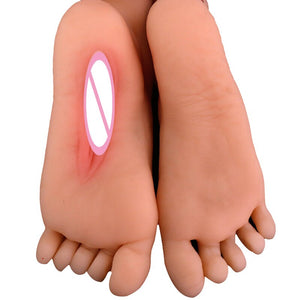 Male masturbation soft gel new male model feet can be inserted into the vagina realistic silicone realistic soft model feet - sextoysok