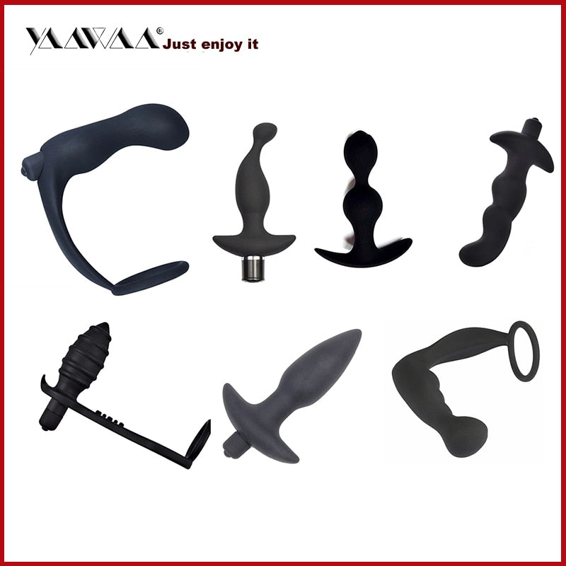 10 Speed Vibrator Anal Sex Toys for Men Anal Plug Butt Plug Prostate Massage Anal Porducts for Couple Gay Erotic Ass Toys - sextoysok