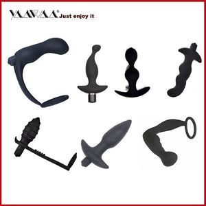 10 Speed Vibrator Anal Sex Toys for Men Anal Plug Butt Plug Prostate Massage Anal Porducts for Couple Gay Erotic Ass Toys - sextoysok