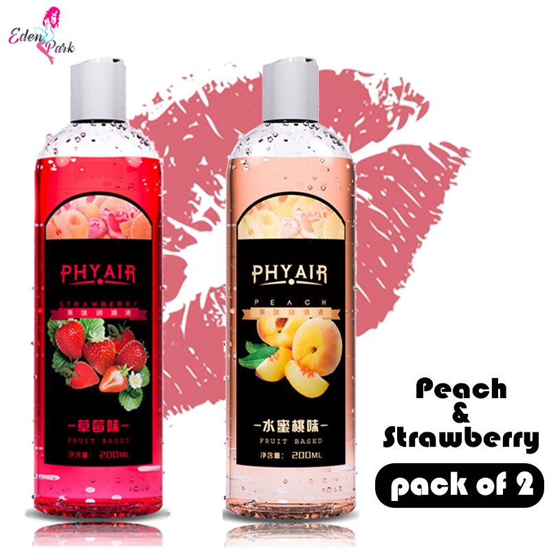 Lubricant anal grease for sexlube gel Vagina lubrication 200ml fruit taste water based oil lubricante sexual fruit flavor - sextoysok