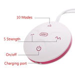 OLO 10 Mode Erotic Nipple Vibrator Breast Stimulator Nipple Sucker Massager Pump Sex Toys for Woman Adult Sex Products - sextoysok