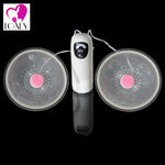 Spinning Nipple Stimulators, Vibrating breast Massager device for female masturbation, 7 stimulating patterns - sextoysok
