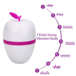 IKOKY Tongue Vibrator Oral Licking Clitoris Stimulation Creative Apple Nipple Vagina Massager Sex Toys for Women 7 Speed - sextoysok