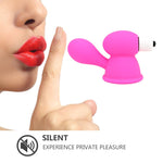VATINE Breast Massager Vibrator Nipple Sucker Vibrating Nipple Stimulation Breast Pump Enlarge Clitoris Massager - sextoysok
