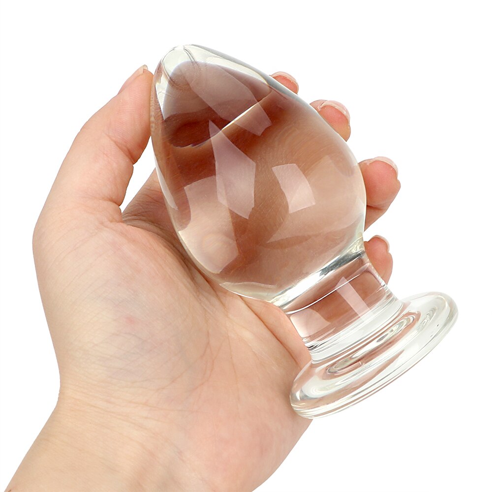 OLO Anal Plug Butt Plug Erotic Butt Stimulation Glass Sex Toys for Women Men Masturbation Prostate Massager - sextoysok