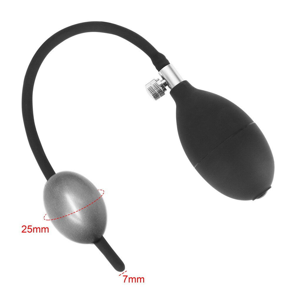 IKOKY Inflatable Penis Plug Silicone Dilators Urethral Sound Male Urethral Catheter Sex Toys For Men Gay Adult Products - sextoysok