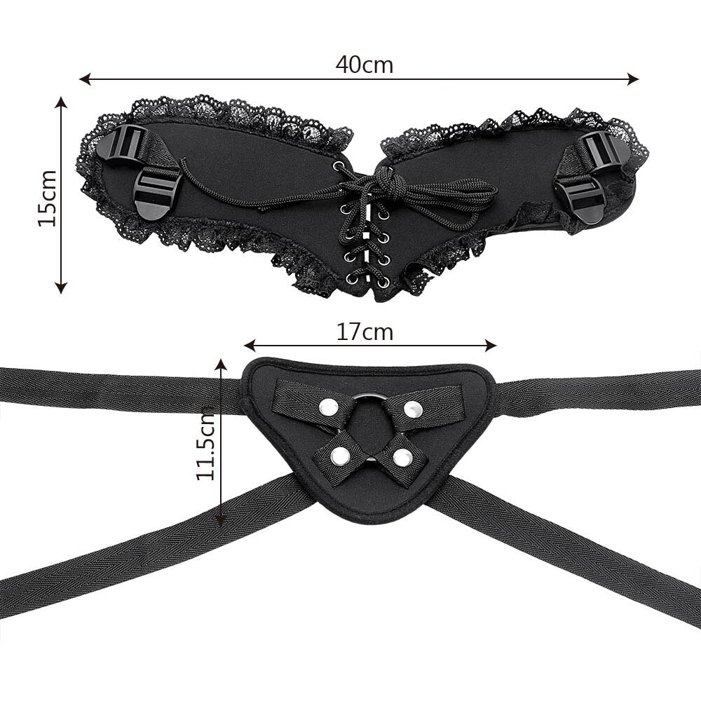 VATINE Strapon Penis Bondage Lace Sex Toys for Women Lesbian Female Masturbator Wearable Adult Products Strap On Dildos Pants - sextoysok