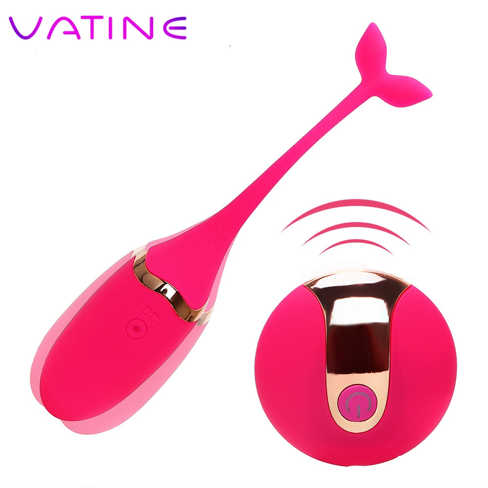 VATINE Adult Products Exercise Vaginal Vibrating Egg Sex Toys for Women Clitoris Stimulator USB Rechargeable Kegel Ball - sextoysok