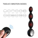 OLO Anal Plug Vibrator Wireless Remote Control Anal Beads Vibrator 9 Speed Prostate Massage Sex Toys for Men Male Masturbator - sextoysok