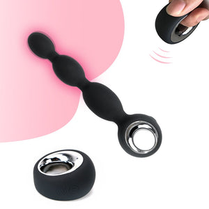OLO Anal Plug Vibrator Wireless Remote Control Anal Beads Vibrator 9 Speed Prostate Massage Sex Toys for Men Male Masturbator - sextoysok