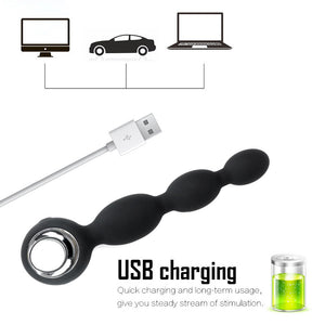 OLO Anal Plug Vibrator Wireless Remote Control Anal Beads Vibrator 9 Speed Prostate Massage Sex Toys for Men Male Masturbator - sextoysok