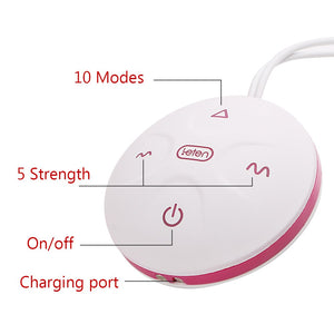 OLO 10 Modes Lick Tongue Nipple Vibrator Vibrating Breast Stimulator Massager Pump Nipple Sucker Pump Cups Sex Toys for Woman - sextoysok