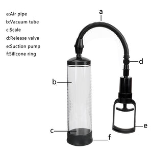 IKOKY Penis Trainer Vacuum Pump Penis Extender Sex Toy For Men Male Masturbator Delayed Ejaculation Penis Pump Enlargement - sextoysok