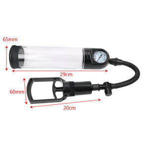 VATINE Male Masturbation Vacuum Pump Sex Toys For Men Penis Pump Penis Enlargement Delayed Ejaculation With Pressure gauge - sextoysok