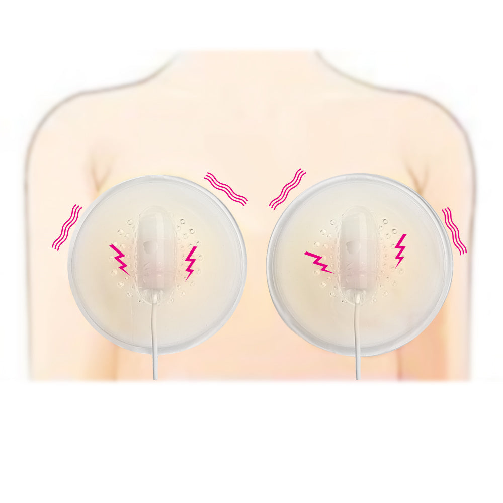 OLO Nipple Vibrator Vibrating Breast Stimulator Massager Pump Nipple Sucker Pump Cups 10 Modes Lick Tongue Sex Toys for Woman - sextoysok