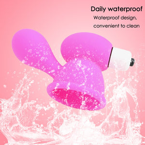 VATINE Breast Massager Vibrator Nipple Sucker Vibrating Nipple Stimulation Breast Pump Enlarge Clitoris Massager - sextoysok