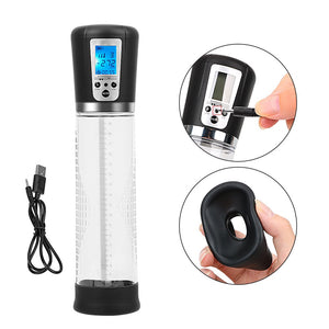 VATINE Electric Sex Toys for Men Penis Enlarger Extender Male Masturbation Penis Enhancement Vacuum Pump Automatic Penis Pump - sextoysok