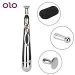 OLO Electric Shock Stick Electro Fantasy Wand Nipple Stimulator Breast Clitoris Penis Massage Sex Toys for Man Woman - sextoysok