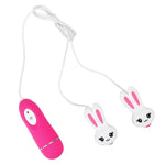 OLO 10 Speeds Vibrator Nipple Clip Clamps Breast Massage Clitoris Clip Clitoral Stimulation G spot Sex Toys for Women Cute - sextoysok