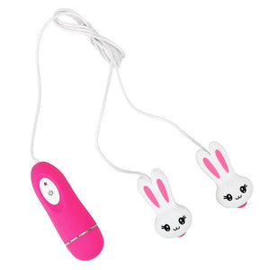 OLO 10 Speeds Vibrator Nipple Clip Clamps Breast Massage Clitoris Clip Clitoral Stimulation G spot Sex Toys for Women Cute - sextoysok
