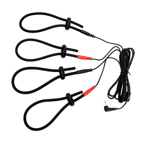 OLO Electric Shock Penis Ring Electro Stimulation Electric Shock Cock Ring Medical Therapy Massager Sex Toys for Men Silicone - sextoysok