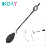 IKOKY Inflatable Penis Plug Silicone Dilators Urethral Sound Male Urethral Catheter Sex Toys For Men Gay Adult Products - sextoysok
