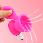 VATINE Breast Massager Vibrator Nipple Sucker Vibrating Nipple Stimulation Breast Pump Enlarge Clitoris Massager - sextoysok
