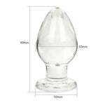 OLO Anal Plug Butt Plug Erotic Butt Stimulation Glass Sex Toys for Women Men Masturbation Prostate Massager - sextoysok