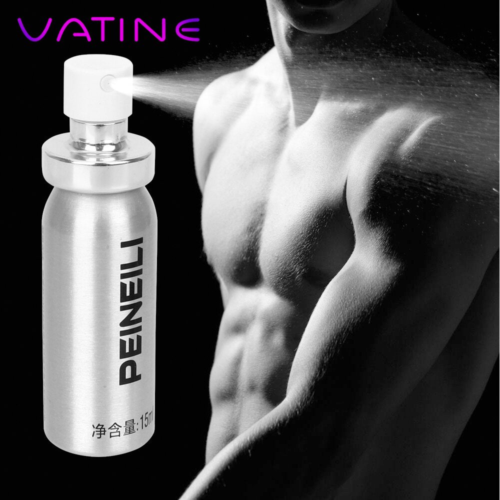 VATINE 15 mL 60 Minutes Lasting Penile Erection Spray Sex Toys for Men Delay Ejaculation - sextoysok